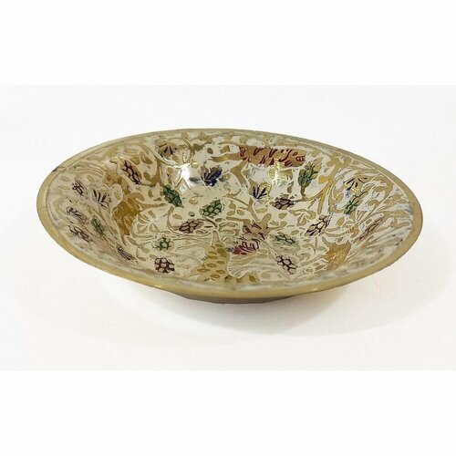 Индия Трейд BE-8828001 Конфетница олень и лев цветная эмаль 10 см индия трейд