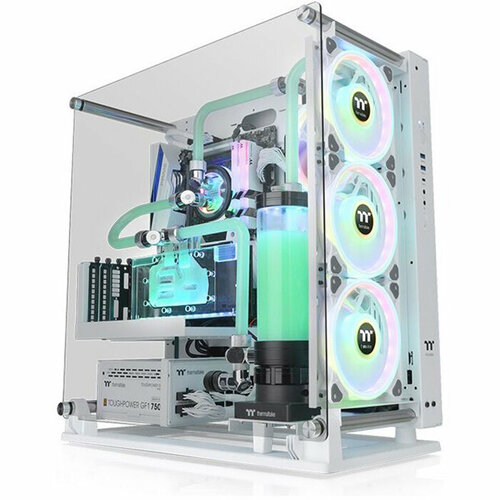 Корпус для компьютера Thermaltake Core P3 TG PRO ATX без БП A-1G4-00M6WN-09 white корпус atx thermaltake core p6 tg без бп бирюзовый