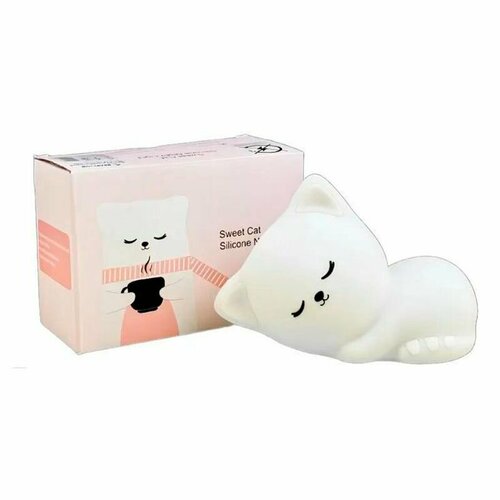 Силиконовый ночник Кошечка WH-A16 3000KRGB аккум Включай 1250₽