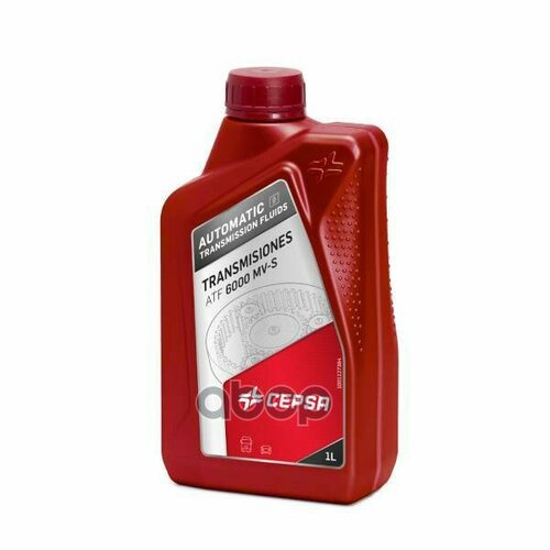 Масло Трансмиссионное Синт. Cepsa Atf 6000 Mv-S, 1Л, Dexron Iii-H, Toyota T-Iv, CEPSA арт. 548424190