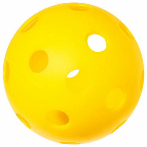 ONLYTOP Мяч для флорбола ONLYTOP, d=7,2 cм, 23 г, цвет жёлтый