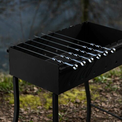 Набор шампуров GRILLBOOM в блистере 6 штук 45х1x018 см 450₽