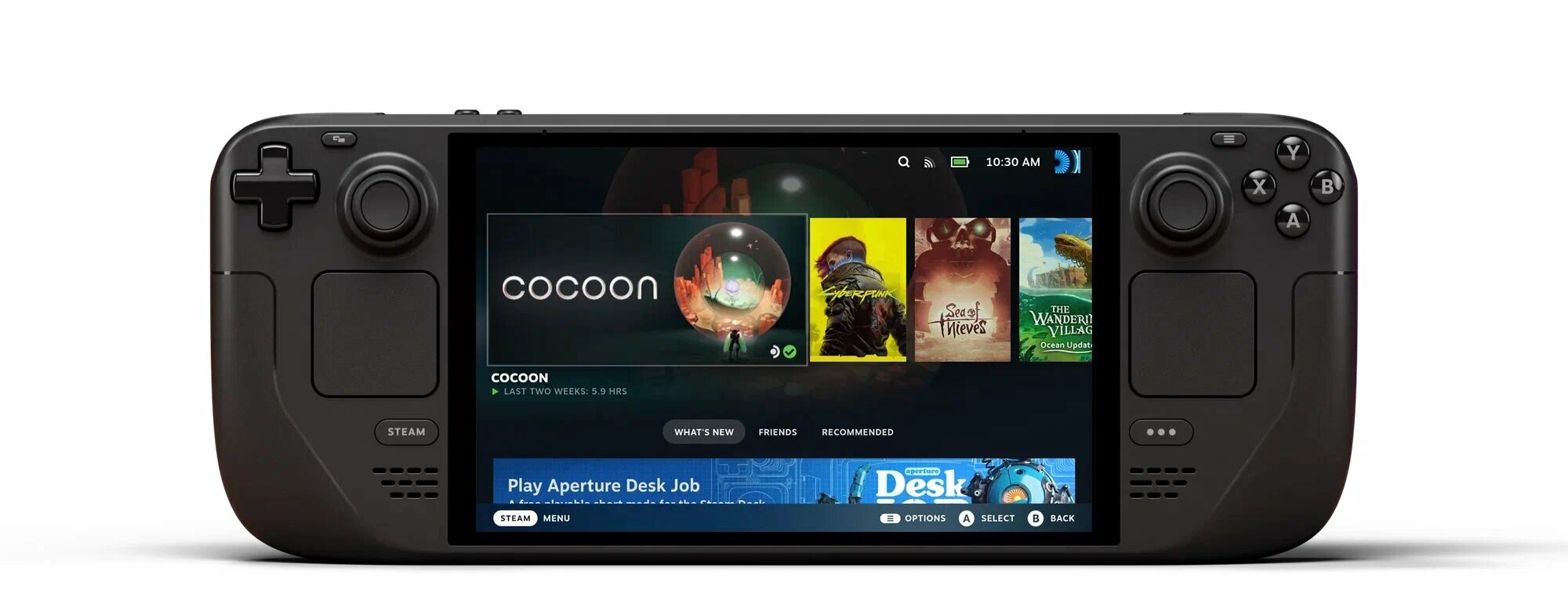 Игровая приставка Valve Steam Deck OLED 512 ГБ SSD без игр черный
