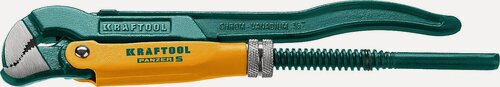 Изображение товара KRAFTOOL PANZER-S, №0, 1/2″, 240 мм, трубный ключ с изогнутыми губками (2733-05)