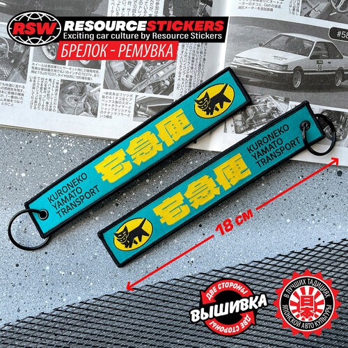 фото Брелок resource stickers, плетеная фактура, бирюзовый