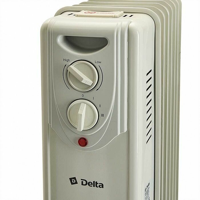 Изображение Обогреватель масляный DELTA D05-7, 7 секций, 1500 Вт.