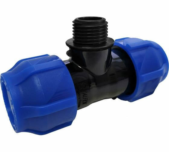 Тройник ПНД VALFEX 32х 3/4"х32 НР (10/40) 1210023203432