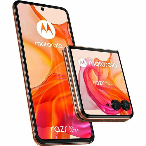 Смартфон Motorola Razr 50 Ultra 12512 Peach Fuzz персиковый 95147₽