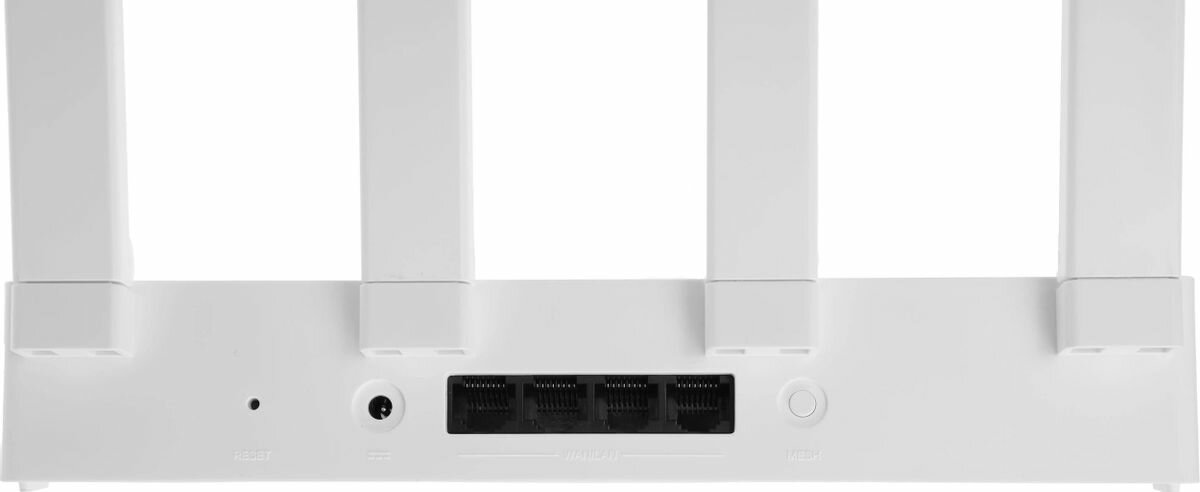 Маршрутизатор (роутер) Xiaomi Router AX3000T, WAN, 3xLAN 1000, Wi-Fi 802.11ax до 2976 Мбит/с 2,4/5 ГГц, Белый DVB4441GL - фото №6