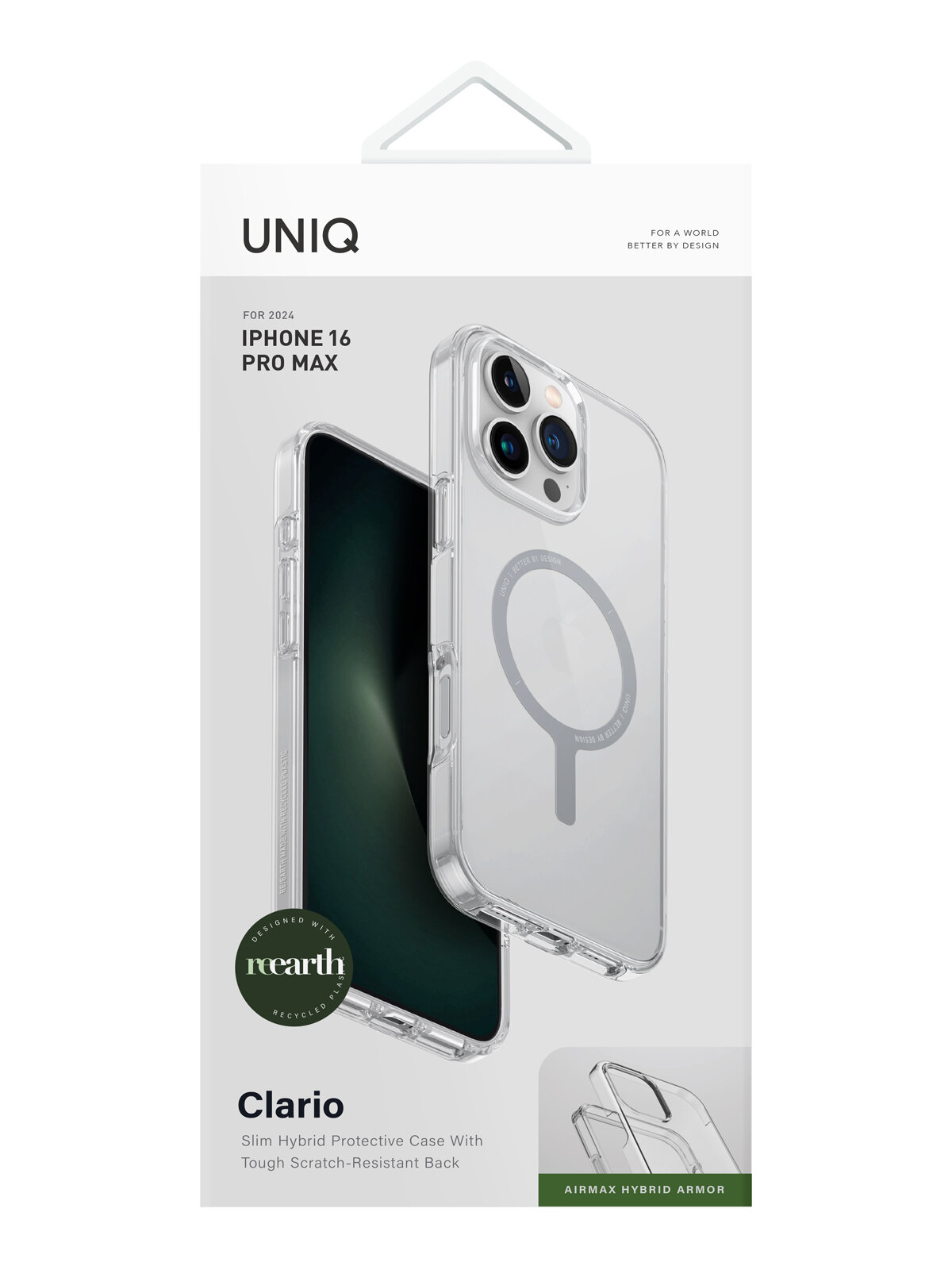 Uniq для iPhone 16 Pro Max чехол Clario Clear (MagSafe) — фото 1
