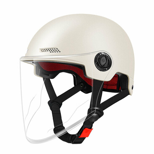 Шлем 3C, для электровелосипеда, бежевый, прозрачный, летний, солнцезащитный