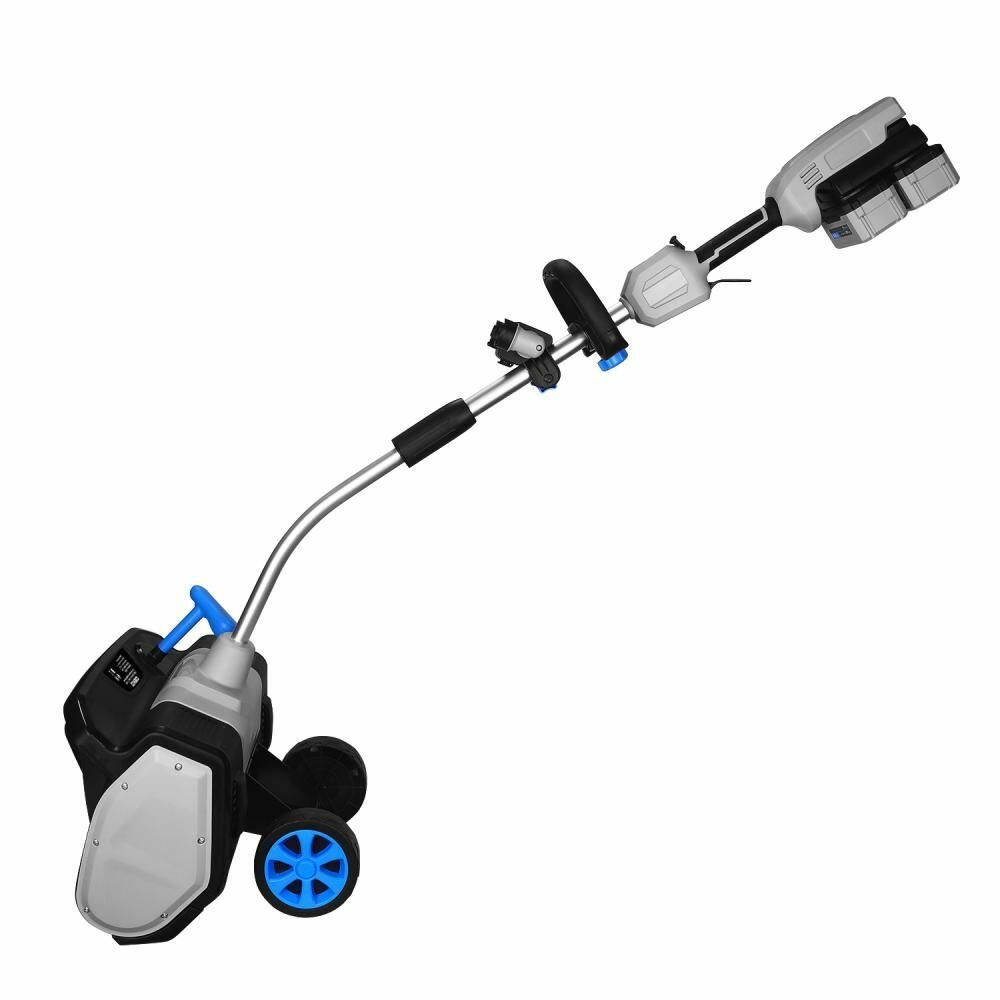 Обзор: Снегоуборщик аккумуляторный DEKO ST402-6 2х20В 2 батареи по 6Ач, фара, захват 43 см. 083-4444