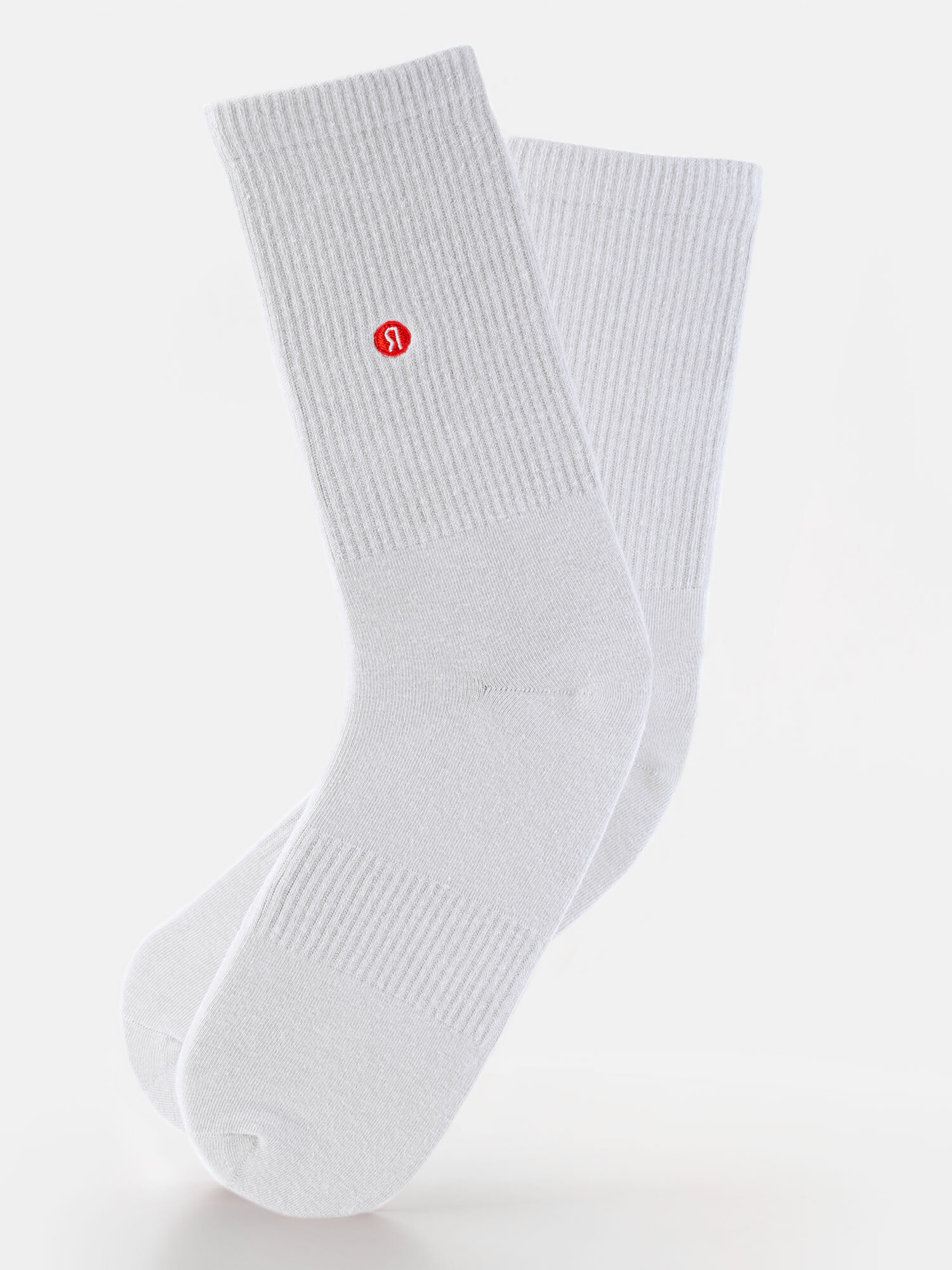 Носки Яндекс Носки высокие «Я», белый, размер 40-44, белый — фото 1