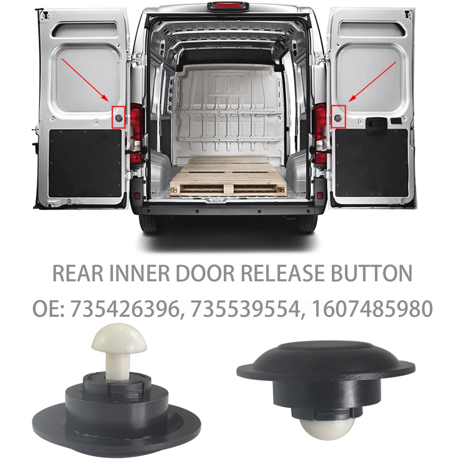 Кнопка открытия багажника задней двери для Fiat Ducato Peugeot Boxer Citroen Relay 2006-2021, автомобильные аксессуары 735426396