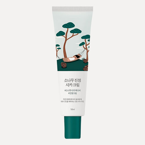 Изображение товара ROUND LAB Крем для проблемной кожи лица с экстрактами сосны и центеллы / Pine Calming Cica Cream, 50 мл