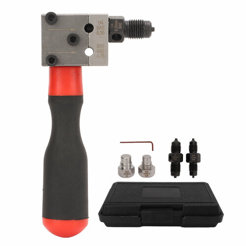 3/16in 1/4in Copper Tube Brake Line Single Double Flare Tool Adapter Universal Auto Repair Tools