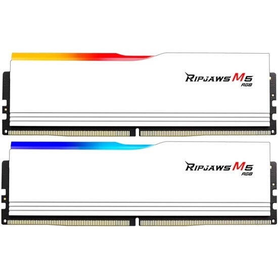 Оперативная память G.skill RIPJAWS M5 RGB 32GB (2x16GB) DDR5-6000 DIMM White (F5-6000J3648D16GX2-RM5RW)