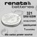 Renata Батарейка(batteries) 321 SR616 1.55v Silver 1шт