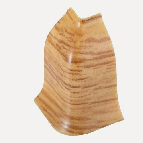 Изображение товара Наружный угол для плинтуса 60 мм глянцевый Дуб калифорнийский