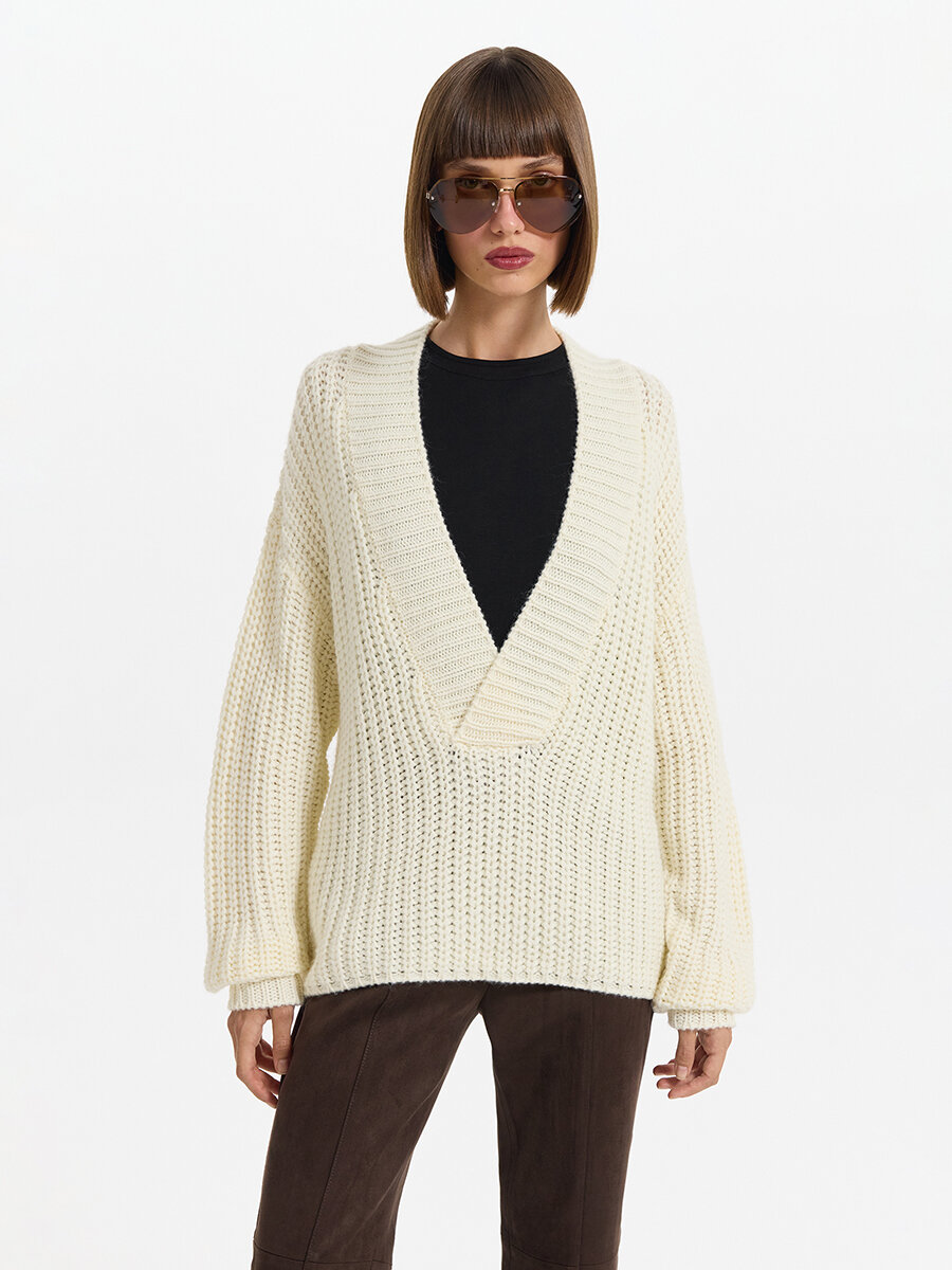 Джемпер LOVE REPUBLIC, размер M, молочный