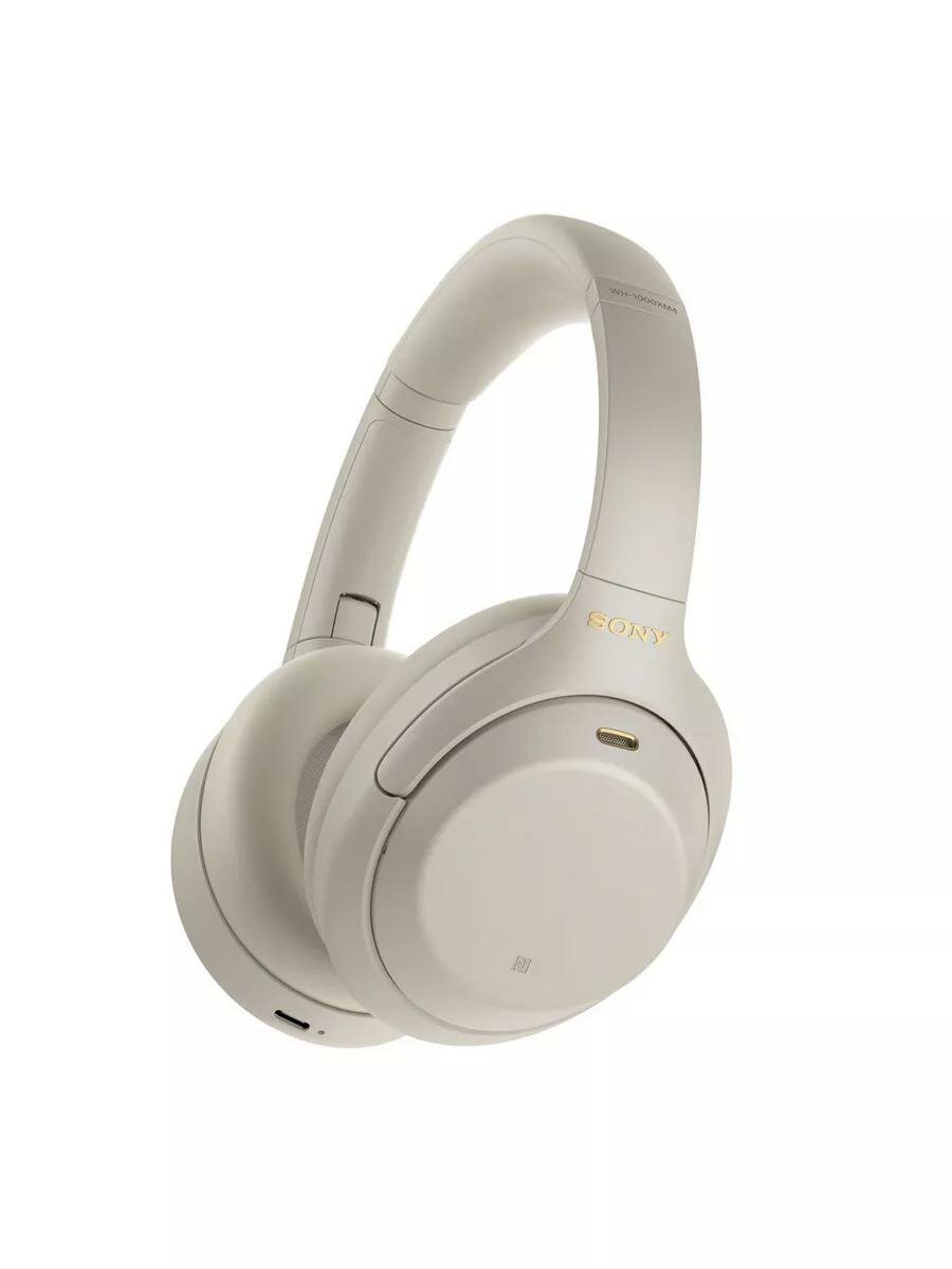 Sony Беспроводные полноразмерные наушники Sony WH-1000XM4 (Серебристый)