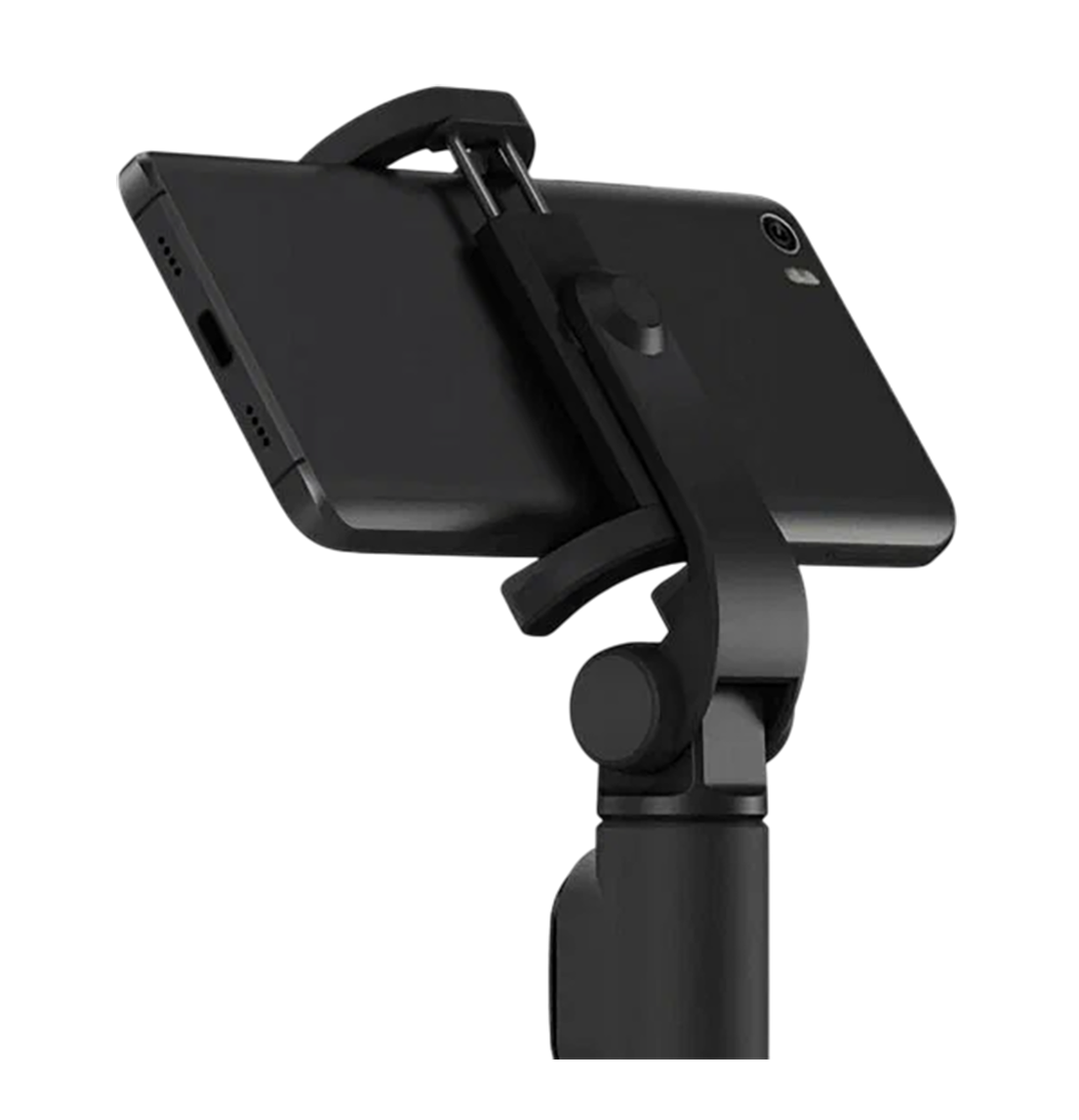 Xiaomi Selfie Stick Tripod с телефоном в держателе для съемки видео