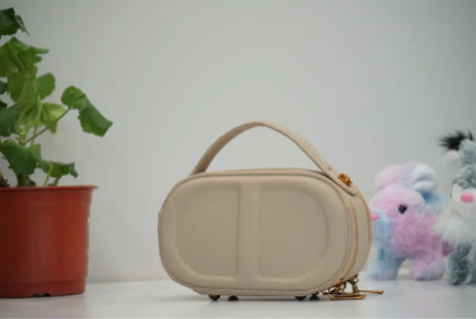 Комплект сумок багет , фактура гладкая, серый