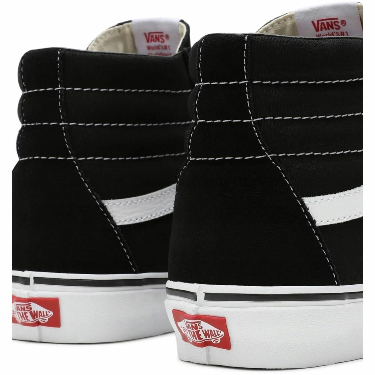Кеды VANS UA SK8-HI, полнота F, размер 100, черный, белый — фото 1