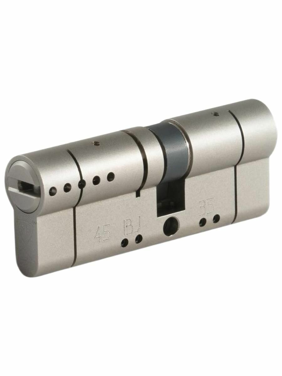 Цилиндр дверной с перекодировкой Rav Bariach Saturn85мм (35х50) ключ-ключ никель