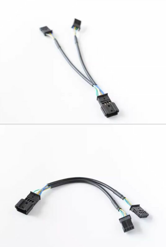 Y - кабель переходник 4 pin для BMW разветвитель 968813-1; 1452576-1 для подключения внешних устройств
