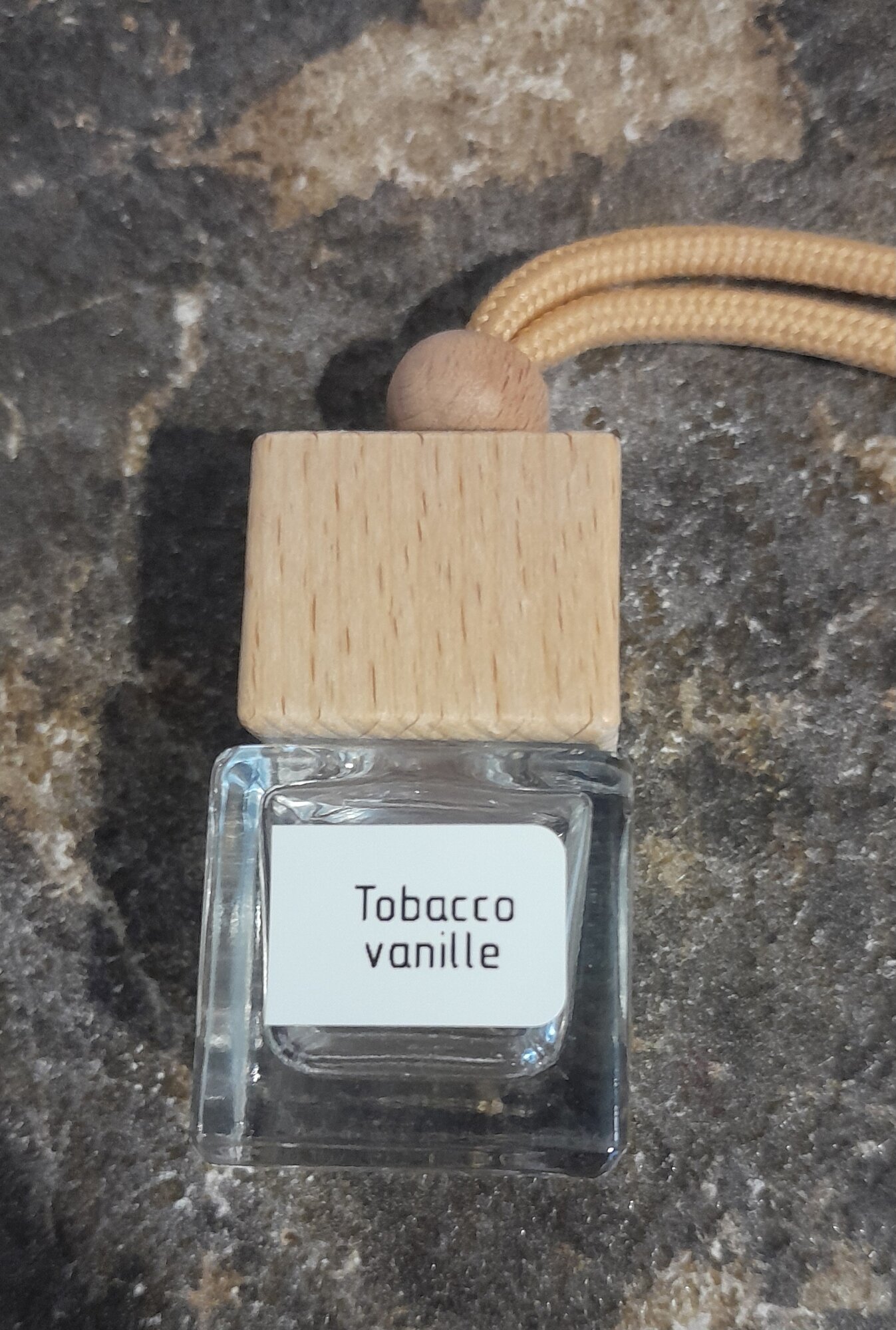Автопарфюм "TOM FORD Tabacco Vanille", 8мл, стеклянный флакон, деревянная крышка