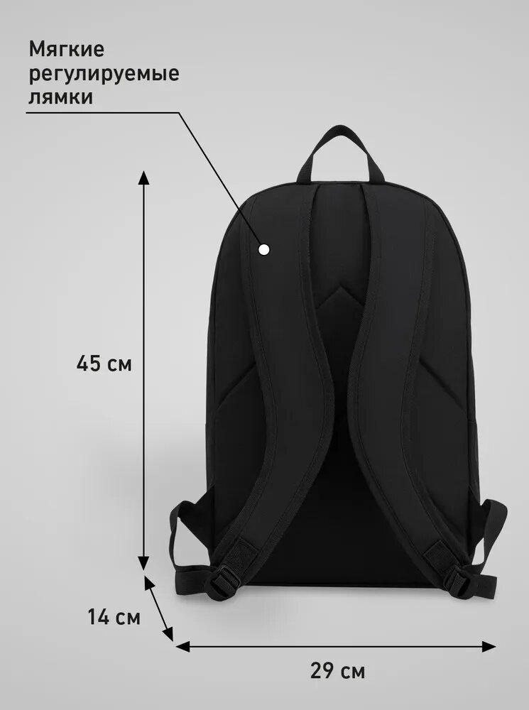 Рюкзак спортивный Jogel ESSENTIAL Backpack, рюкзак школьный цвет черный — фото 1
