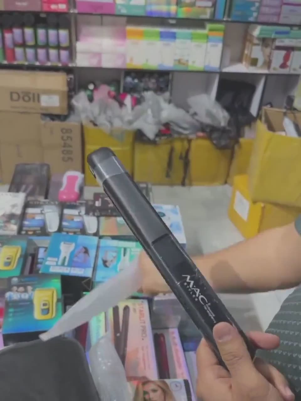 Профессиональный утюжок, выпрямитель для волос MAC Styler MC-5523A Titan, с LCD дисплеем — фото 1