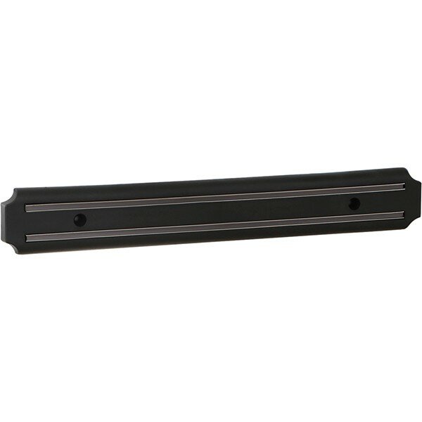 Держатель для ножей магнитный пластик металл 33 см черный цвет металл (Доляна)