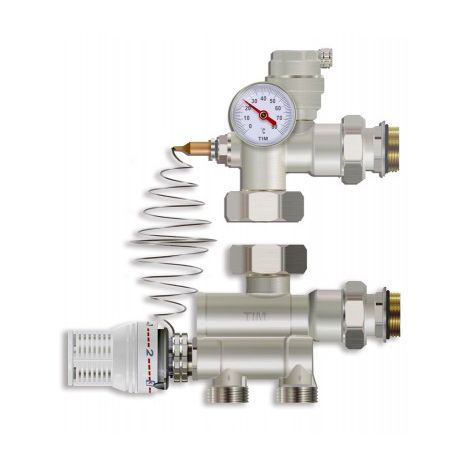 Насосно-смесительный узел теплого пола HYDRAVISION подключение: 1