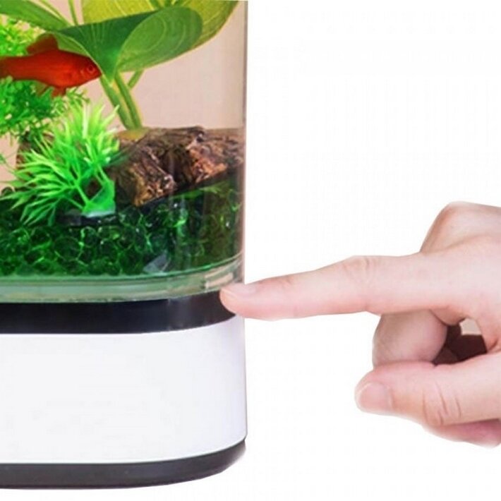 Изображение Аква-ферма Xiaomi Descriptive Geometry Mini Lazy Fish Tank Pro C300 Новая модель 2025
