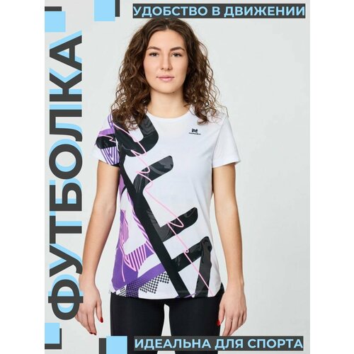фото Футболка спортивная nordski, размер l, фиолетовый