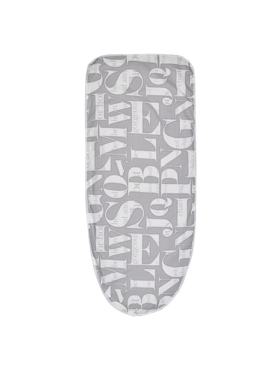 Чехол для гладильной доски с поролоном 130х52 см серый Марья Искусница