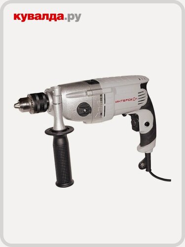 Изображение товара Дрель ударная сетевая ИНТЕРСКОЛ ДУ-13/810 ЭР двухскоростная