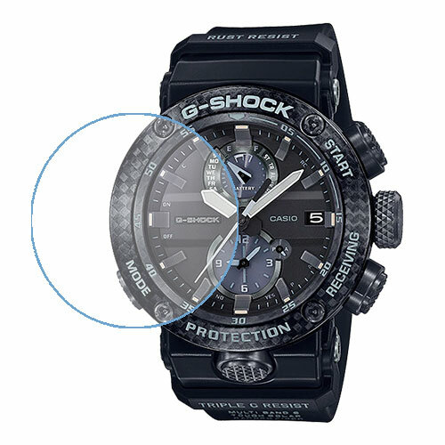Скрин Мобайл защитный экран для часов Casio GWR-B1000-1A из нано стекло 9H