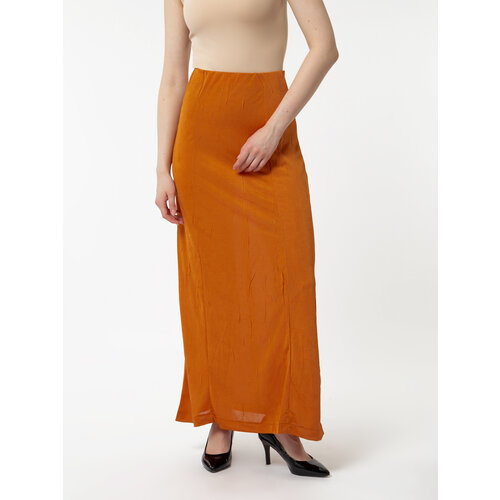 Юбка Zara, размер L, оранжевый юбка zara размер l бежевый
