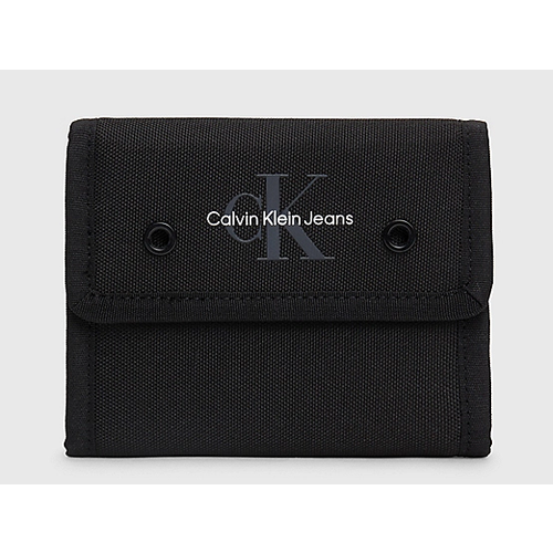 Кошелек Calvin Klein Jeans, фактура тиснение, черный