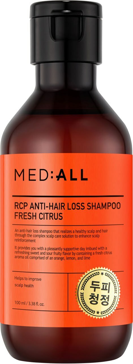 MED:ALL Шампунь RCP для восстановления роста волос Свежий цитрус, 100 мл, 
