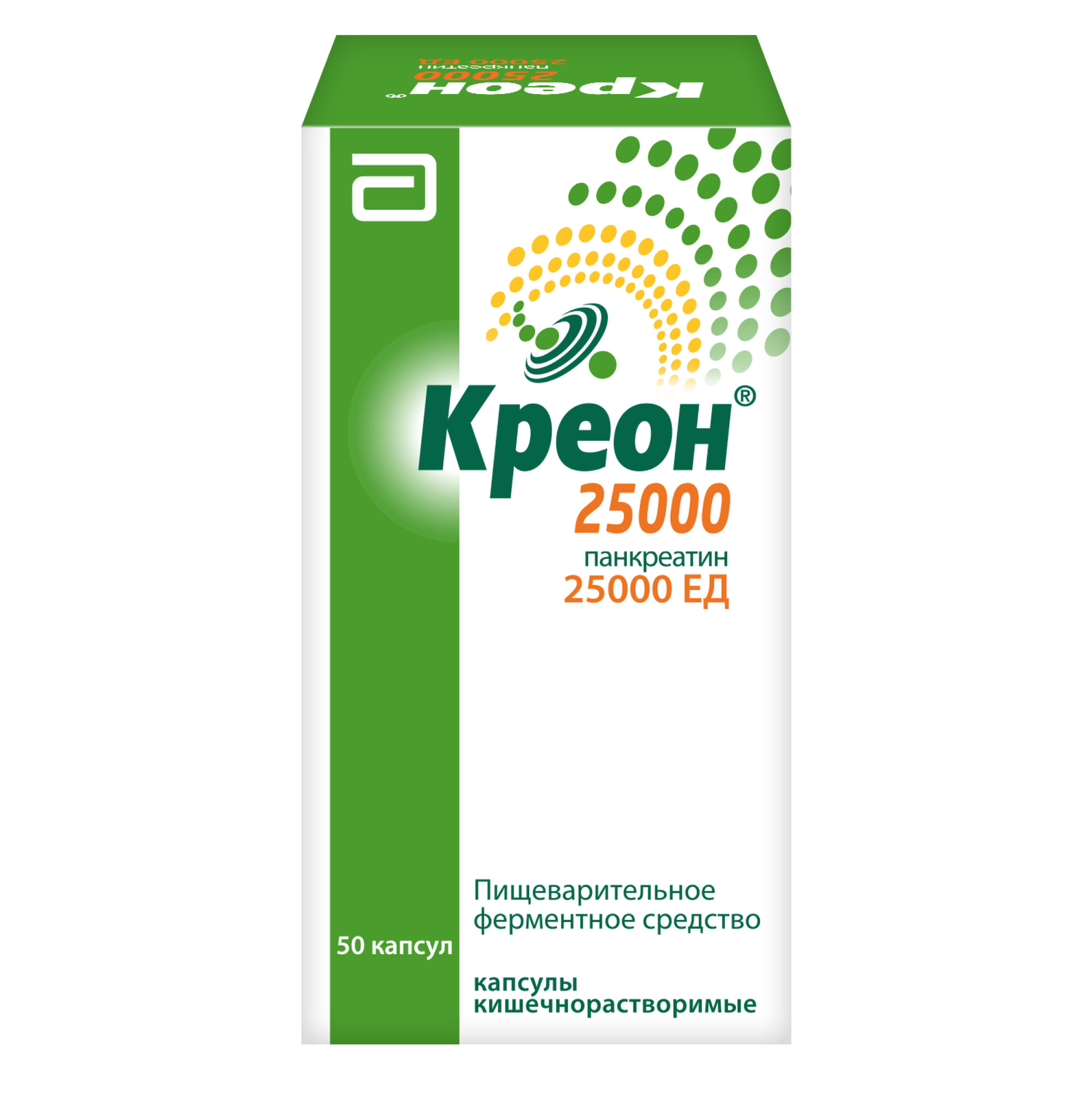 Креон 25000 капс. кш/раств.