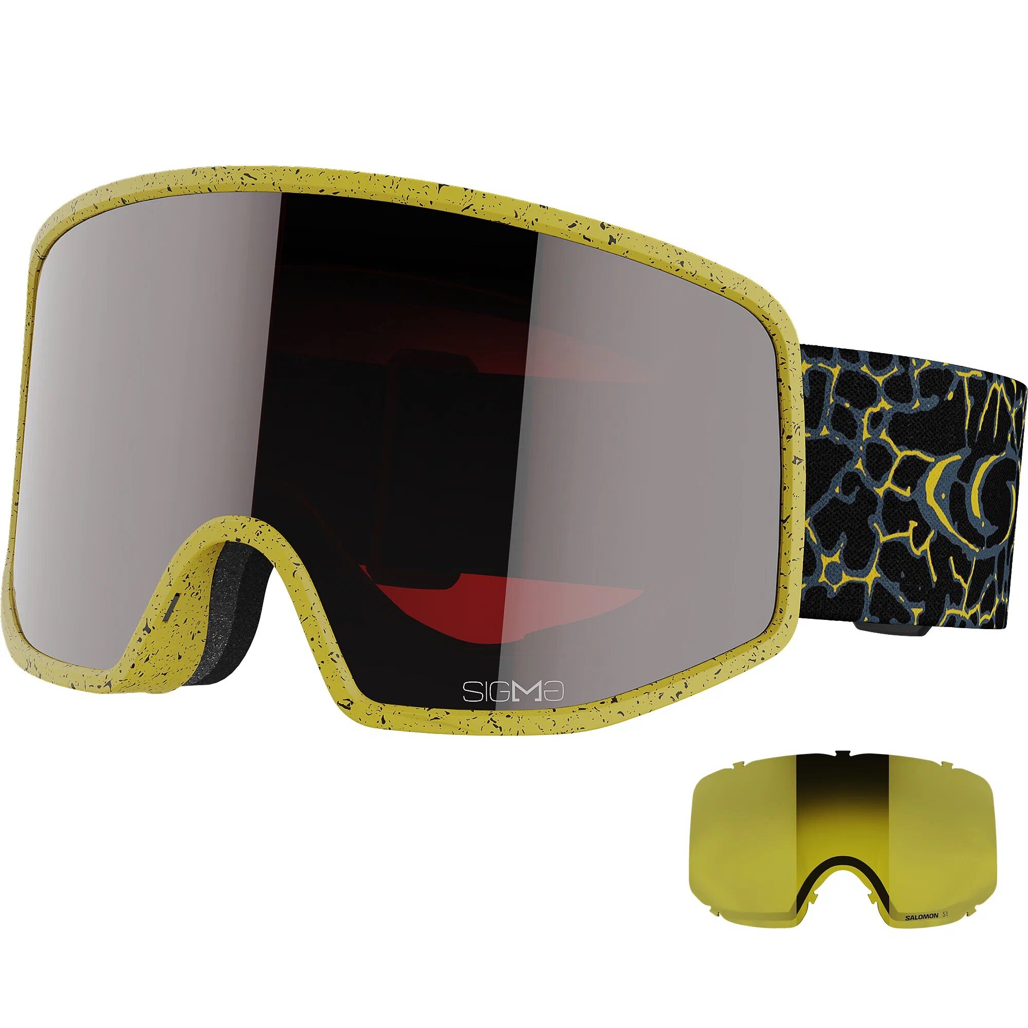 Маска горнолыжная SALOMON Sentry Pro Sigma Yellow