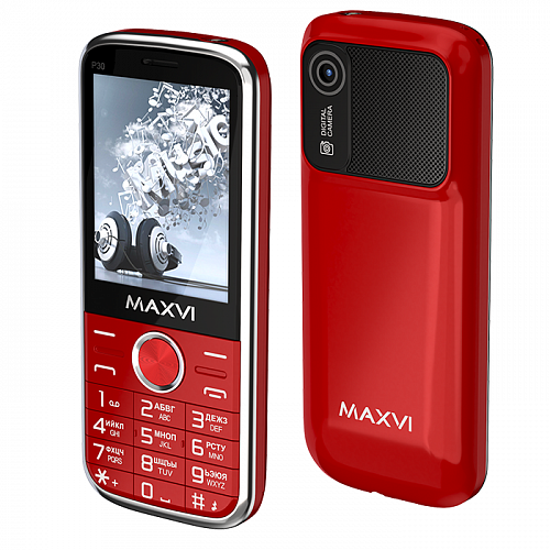 MAXVI P30, 2 SIM, red