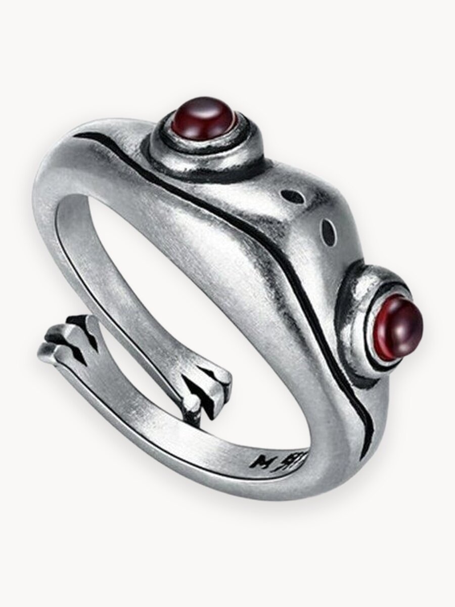 Кольцо, безразмерное, серебристый