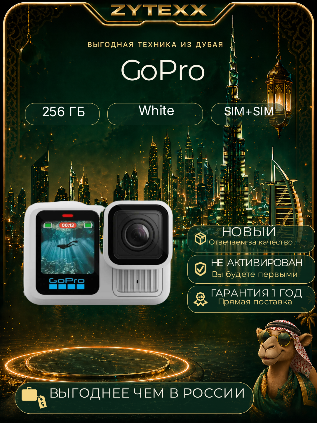 GoPro HERO 13 Limited Edition in Polar White