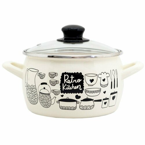 Кастрюля с крышкой Metrot Retro Kitchen 5840₽