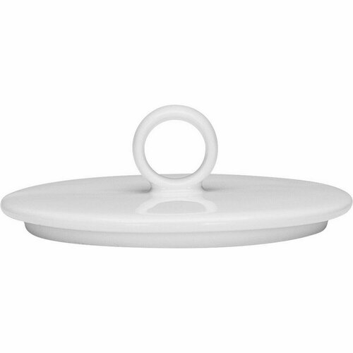 Крышка для салатника Bauscher Пьюрити 75х75мм, фарфор, белый